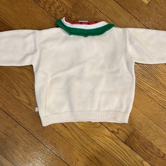 Bella Bliss girls watermelon detail cardigan size 3 - Picture 3 of 4